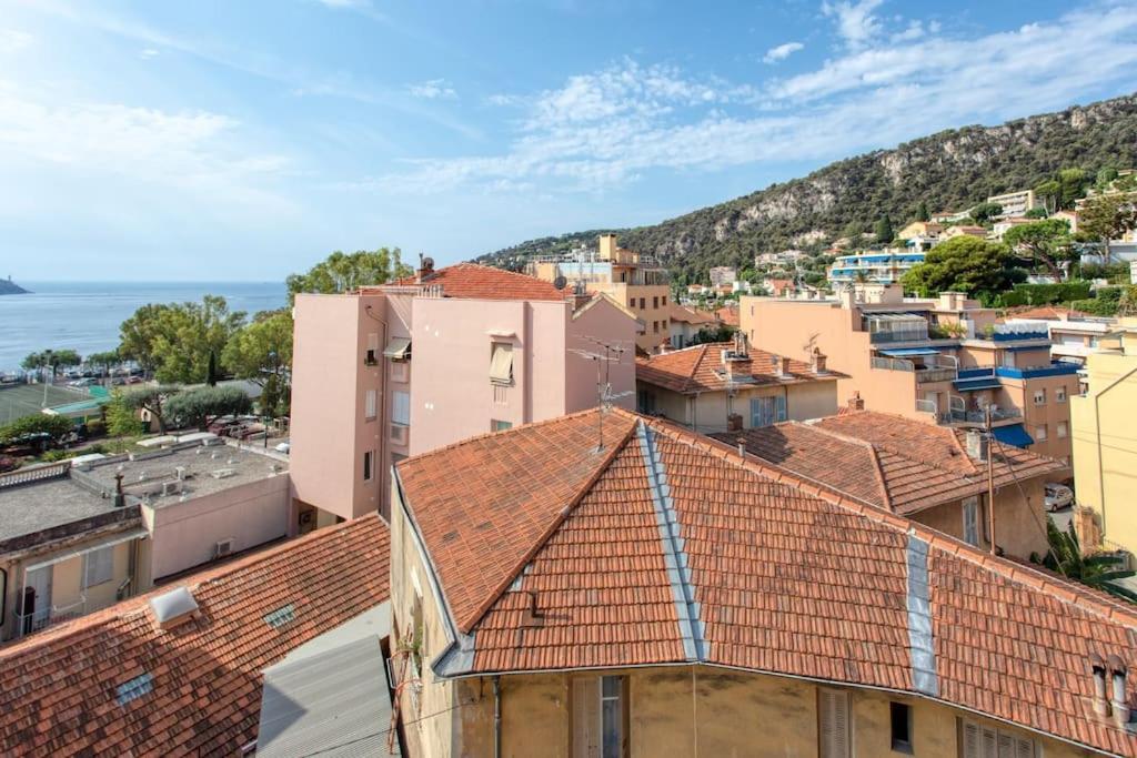 #24 Marie-Claire Suite Sea View/Balcony/Ac/5Min Port วีลล์ฟรองซ์-ซูร์-แมร์ ภายนอก รูปภาพ
